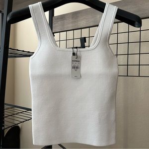 Express square neck sweater tank top NWT